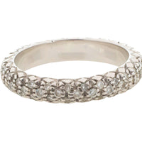 Eternity band with diamonds in 18 carat gold