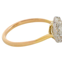 Edwardian old cut diamond cluster ring-Antique rings-The Antique Ring Shop