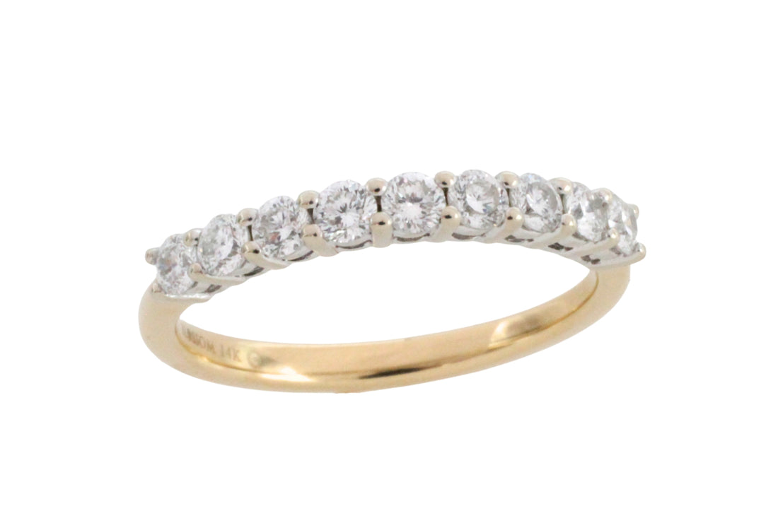 Diamond half eternity band-wedding rings-The Antique Ring Shop