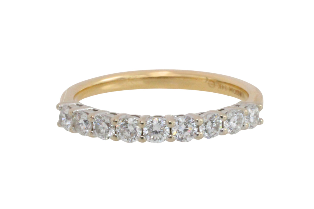 Diamond half eternity band-wedding rings-The Antique Ring Shop