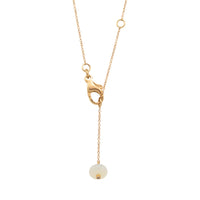 Rhodochrosite and agate pendant in 18 carat gold