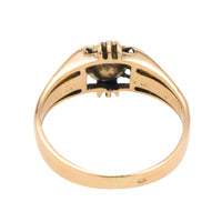Antique rose diamond Belcher style ring-Antique rings-The Antique Ring Shop