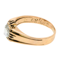 Antique rose diamond Belcher style ring-Antique rings-The Antique Ring Shop