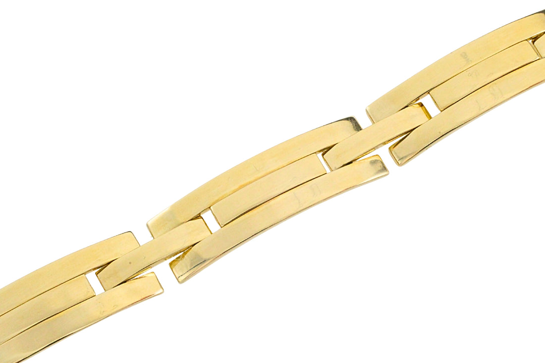 14 karaat gouden schakelarmband