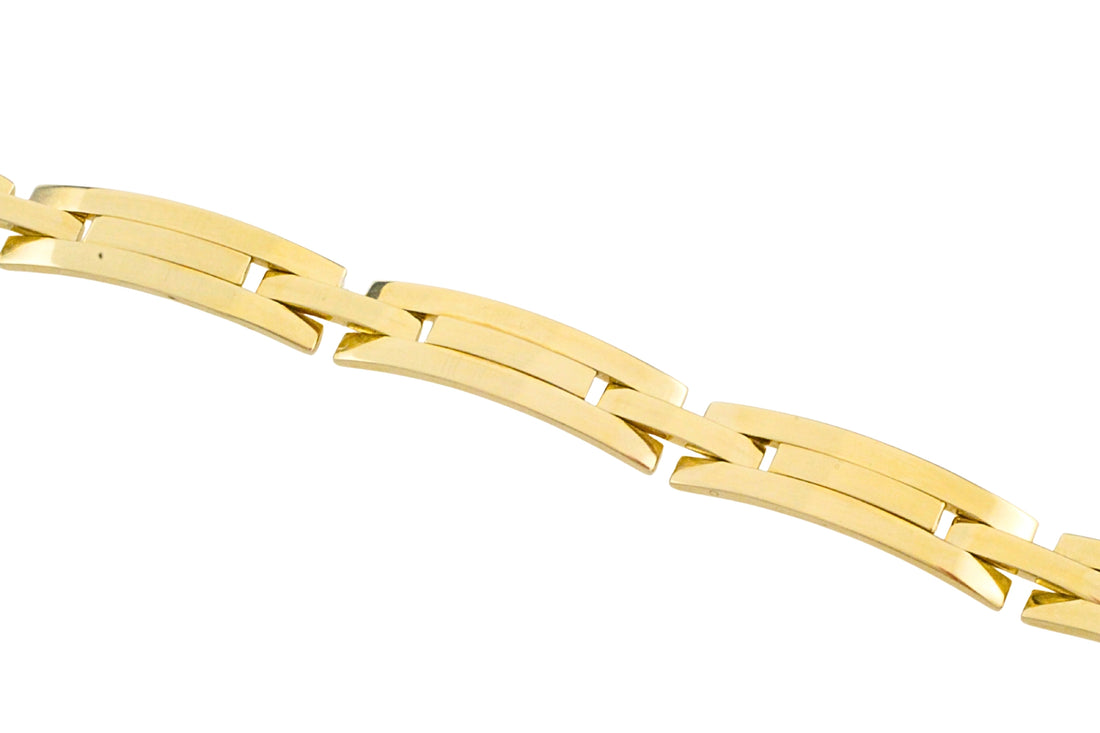 14 karaat gouden schakelarmband