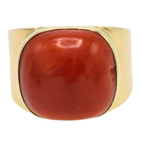 Vintage 14 carat gold cabochon ring-Vintage Rings-The Antique Ring Shop