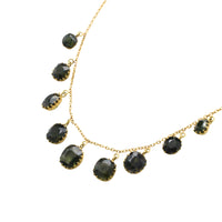 Tourmaline collier in 22 carat gold-colliers-The Antique Ring Shop