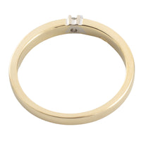 14 carat gold band with diamond-wedding rings-The Antique Ring Shop