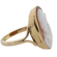 1920's cameo ring in 14 carat gold-Antique rings-The Antique Ring Shop