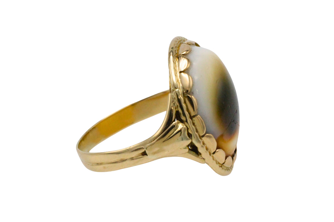 Vintage 14 carat gold Mata Biak ring-Vintage Rings-The Antique Ring Shop