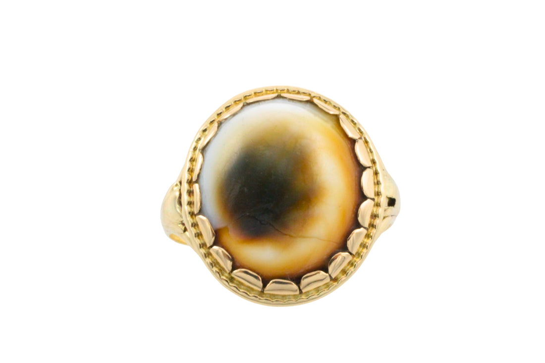Vintage 14 carat gold Mata Biak ring-Vintage Rings-The Antique Ring Shop