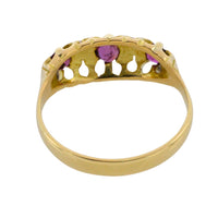Edwardian ruby and rose diamond ring-Antique rings-The Antique Ring Shop