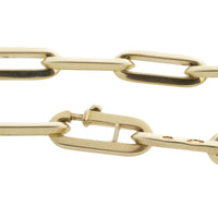 Forever closed link bracelet in 14 carat gold-Bracelets-The Antique Ring Shop