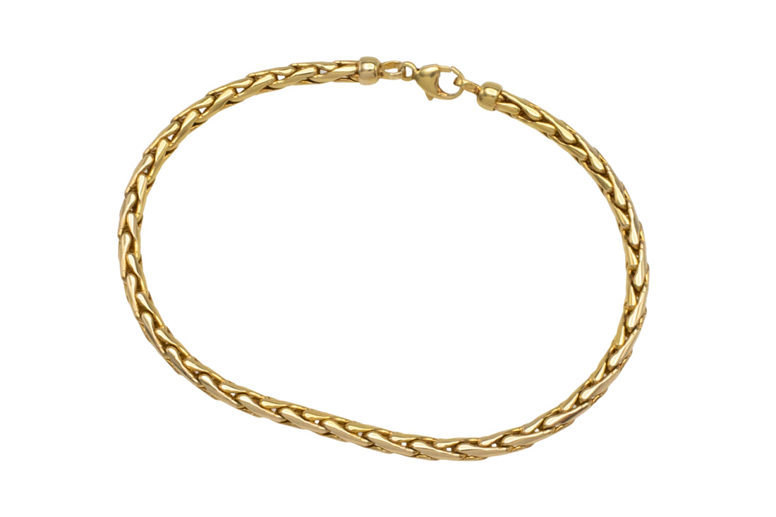 Foxtail bracelet in 14 carat gold-Bracelets-The Antique Ring Shop