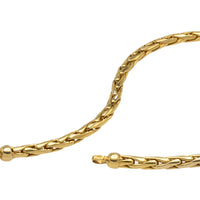 Foxtail bracelet in 14 carat gold-Bracelets-The Antique Ring Shop