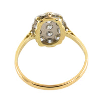 Edwardian old cut diamond cluster ring-Antique rings-The Antique Ring Shop