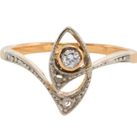 Vintage Art Nouveau style diamond ring-Vintage Rings-The Antique Ring Shop