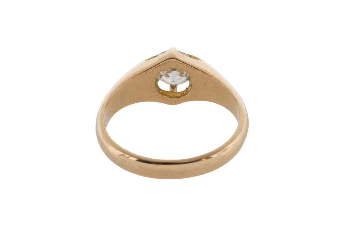 Old cut diamond solitaire ring from 1911-Antique rings-The Antique Ring Shop