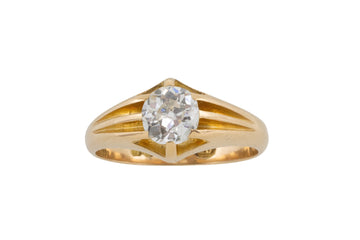 Old cut diamond solitaire ring from 1911-Antique rings-The Antique Ring Shop
