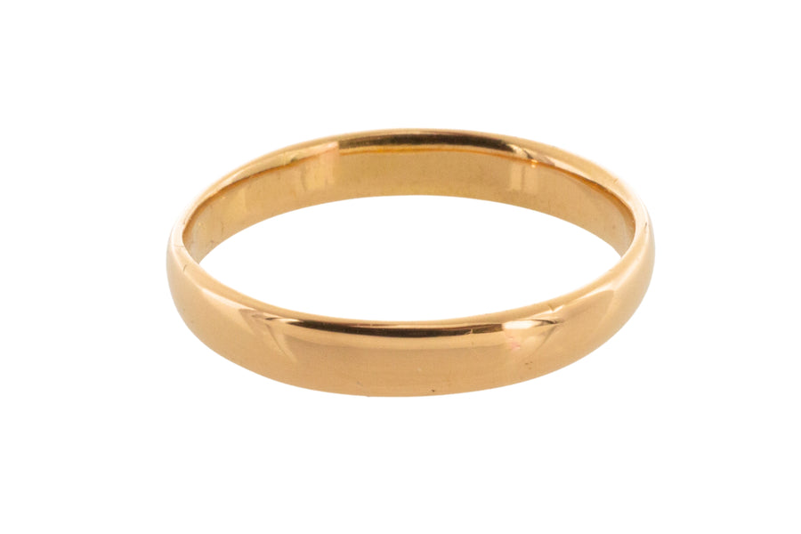 22 carat gold wedding band from 1925-wedding rings-The Antique Ring Shop
