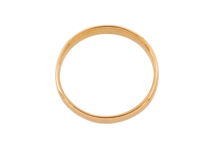 22 carat gold wedding band from 1925-wedding rings-The Antique Ring Shop