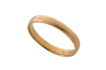 22 carat gold wedding band from 1925-wedding rings-The Antique Ring Shop