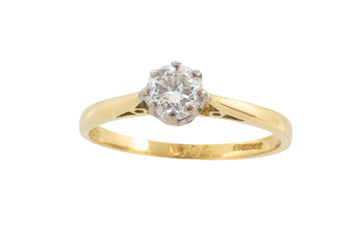 .50 carat diamond solitaire ring-engagement rings-The Antique Ring Shop
