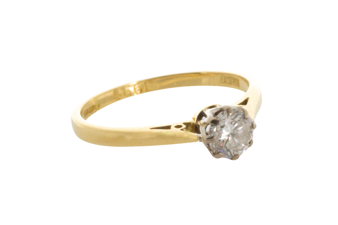 .50 carat diamond solitaire ring-engagement rings-The Antique Ring Shop