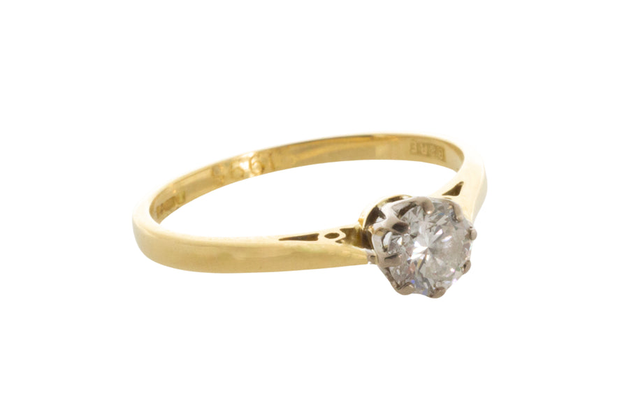 .50 carat diamond solitaire ring-engagement rings-The Antique Ring Shop