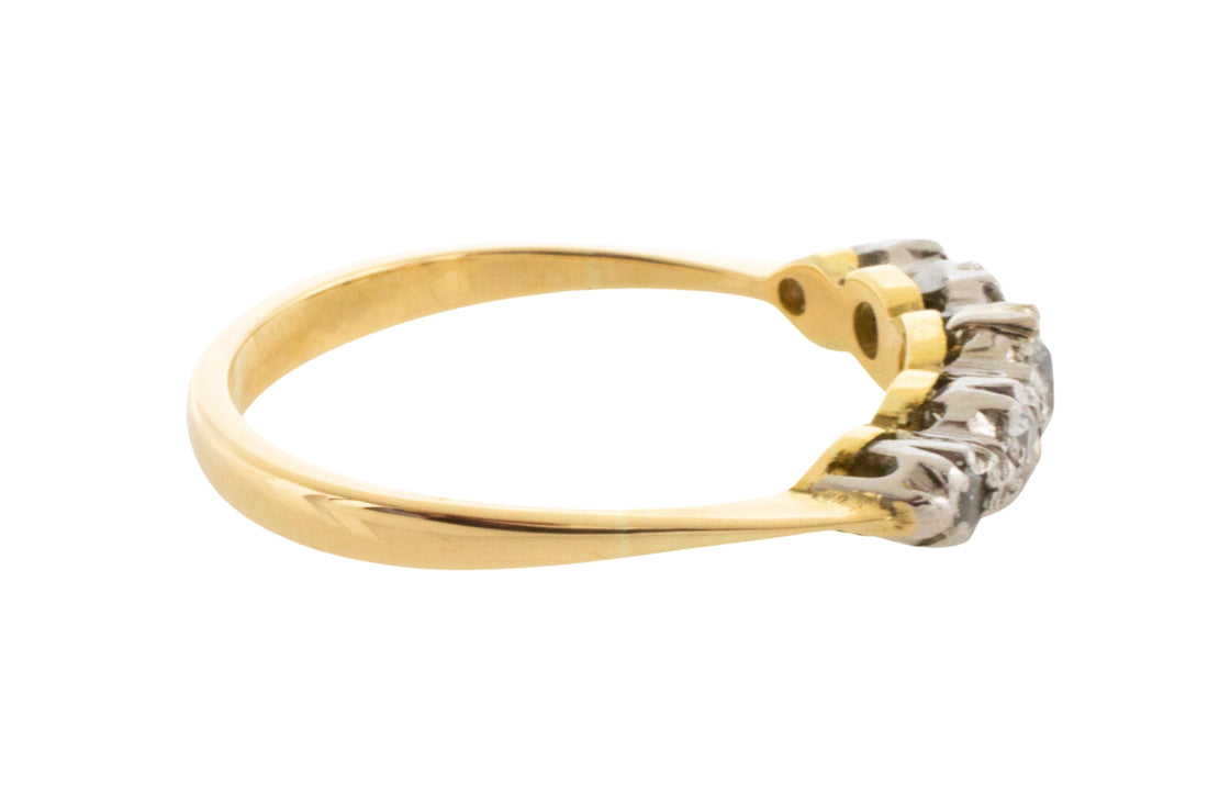 Vintage diamond ring in 14 carat gold-Vintage Rings-The Antique Ring Shop
