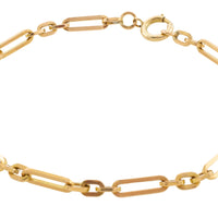 Vintage link bracelet in 18 carat gold-Bracelets-The Antique Ring Shop