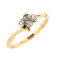 Edwardian four stone old cut diamond ring-Antique rings-The Antique Ring Shop