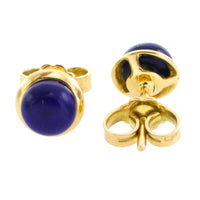Lapiz studs in 18 carat gold-Earrings-The Antique Ring Shop