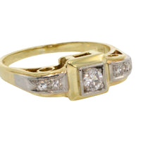 Vintage diamond ring in 14 carat gold