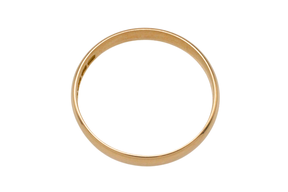 22 carat gold wedding band from 1925-wedding rings-The Antique Ring Shop