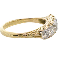 Victorian five stone old European cut diamond ring