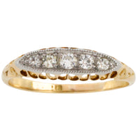 Edwardian old cut diamond ring