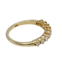 Diamond half eternity band in 18 carat gold-Vintage Rings-The Antique Ring Shop