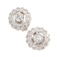 Brilliant cut diamond studs in 18 carat gold-Earrings-The Antique Ring Shop
