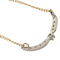 14 carat gold chain with diamonds-Necklaces-The Antique Ring Shop