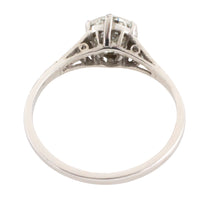 Vintage diamond ring in platinum