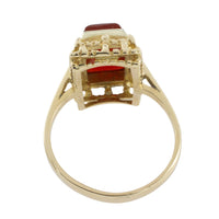 Carnelian ring in 14 carat gold-vintage rings-The Antique Ring Shop