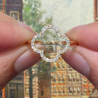 14 karaat gouden ring met diamant