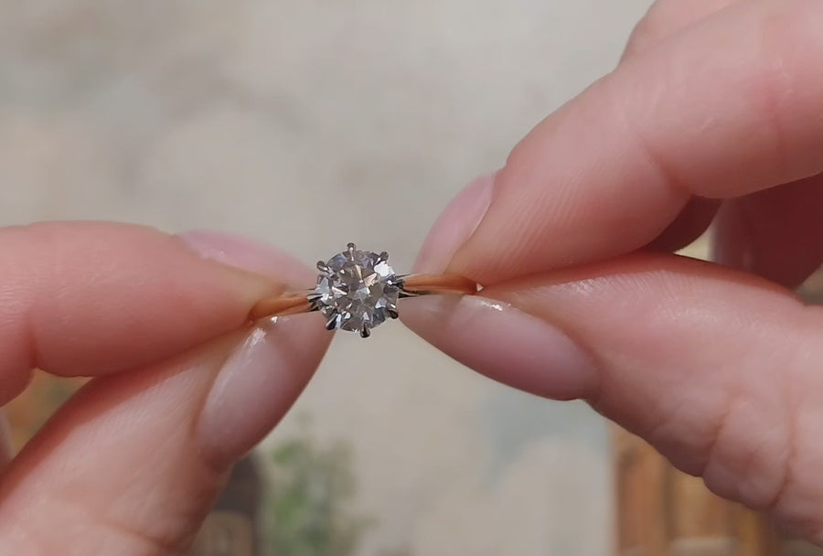 .80 carat diamond solitaire ring