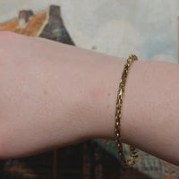 Foxtail bracelet in 14 carat gold