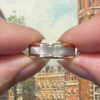 Geel en witgouden trouwring