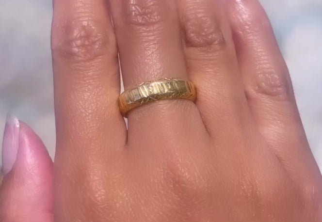 22 carat gold ring from 1997