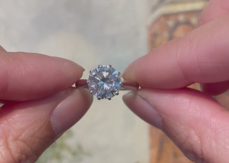 2.51 karaat diamanten solitair ring