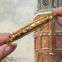 Edwardian hinged bracelet with old cut diamonds