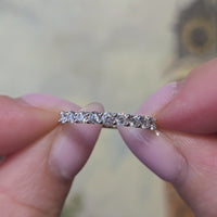Diamanten halve eeuwigheidsring